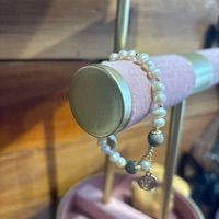 Vòng Tay Ngọc Trai Phối Hạt Đá Tự Nhiên Và Đồng Tiền MADAME HIEN PEARLS Thời Trang Nữ VTT057