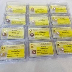 [Kèm Kiểm Định] Hạt Ngọc Trai Hồng Tím Pastel Tự Nhiên 9-10mm AAA MADAME HIEN PEARLS HT012