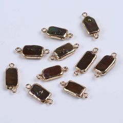 Hạt Ngọc Trai Tự Nhiên Nhiều Hình Dạng cẩn kim loại làm DIY Móc Vòng Tay, Vòng Cổ Nữ Trang PKM001S