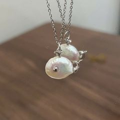 Designer Jewelry Dây Chuyền Mặt Ngọc Trai Baroque Dáng Cá Voi Con Đáng Yêu MADAME HIEN PEARLS Cho Nữ MB041