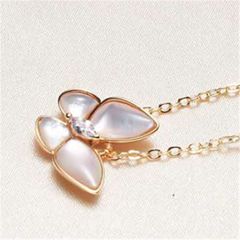 Set Trang Sức Gồm Vòng Cổ và Vòng tay Đính Ngọc Trai Tự Nhiên Và Bướm MADAME HIEN PEARL Thời Trang Nữ SCT041