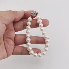 Vòng Tay Ngọc Trai Tự Nhiên 8-9mm MADAME HIEN PEARLS VTT035