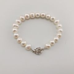 Vòng Tay Ngọc Trai Tự Nhiên 8-9mm MADAME HIEN PEARLS VTT035