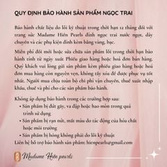 Bông Tai Ngọc Trai Tự Nhiên Kiểu Dáng Cánh Thiên Thần MADAME HIEN PEARLS Đáng Yêu Cho Nữ BTN231
