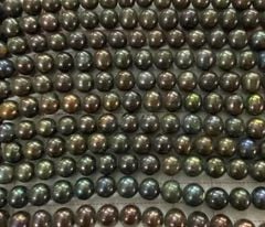 Bộ Set Trang Sức Ngọc Trai Đen Tự Nhiên 8-9mm Gồm Vòng cổ + Vòng Tay + Bông tai Ngọc Trai MADAME HIEN PEARLS SCT006D