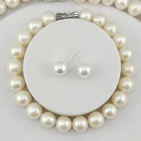 Vòng Tay Ngọc Trai Tự Nhiên Hạt Gần Tròn Đơn Giản MADAME HIEN PEARLS VTT002