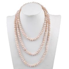 Vòng Cổ Ngọc Trai 7-8mm Dài 160cm MADAME HIEN PEARLS Tối Giản Cho Nữ CT033