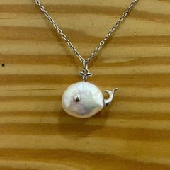 Designer Jewelry Dây Chuyền Mặt Ngọc Trai Baroque Dáng Cá Voi Con Đáng Yêu MADAME HIEN PEARLS Cho Nữ MB041