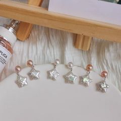 Bông Tai Ngọc Trai Tua Rua Viên Ngọc Trai Baroque Hình Ngôi Sao Star Pentagram MADAME HIEN PEARLS Cho Nữ BTB123