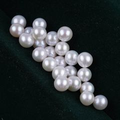 Hạt Ngọc Trai Trắng Tròn 5-6,5mm Bóng Đẹp AAA Làm Phụ Kiện Trang Sức MADAME HIEN PEARLS HT014