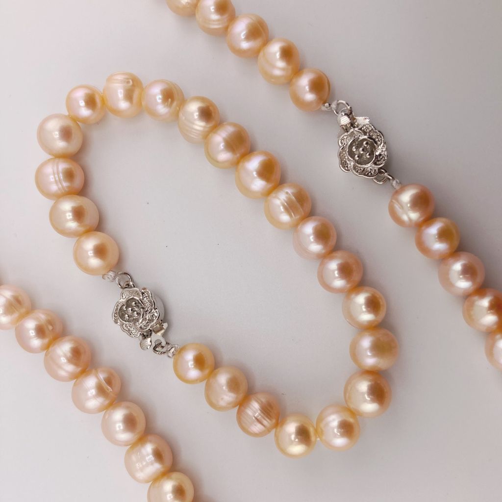 Vòng Tay Ngọc Trai Tự Nhiên 8-9mm MADAME HIEN PEARLS VTT035