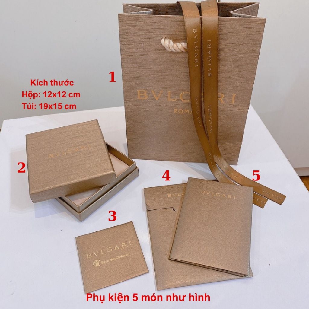 Bộ hộp đựng quà tặng trang sức vòng cổ, vòng tay, nhẫn Chuẩn hãng Full box thương hiệu Pandora, Gucci, LV PKG018