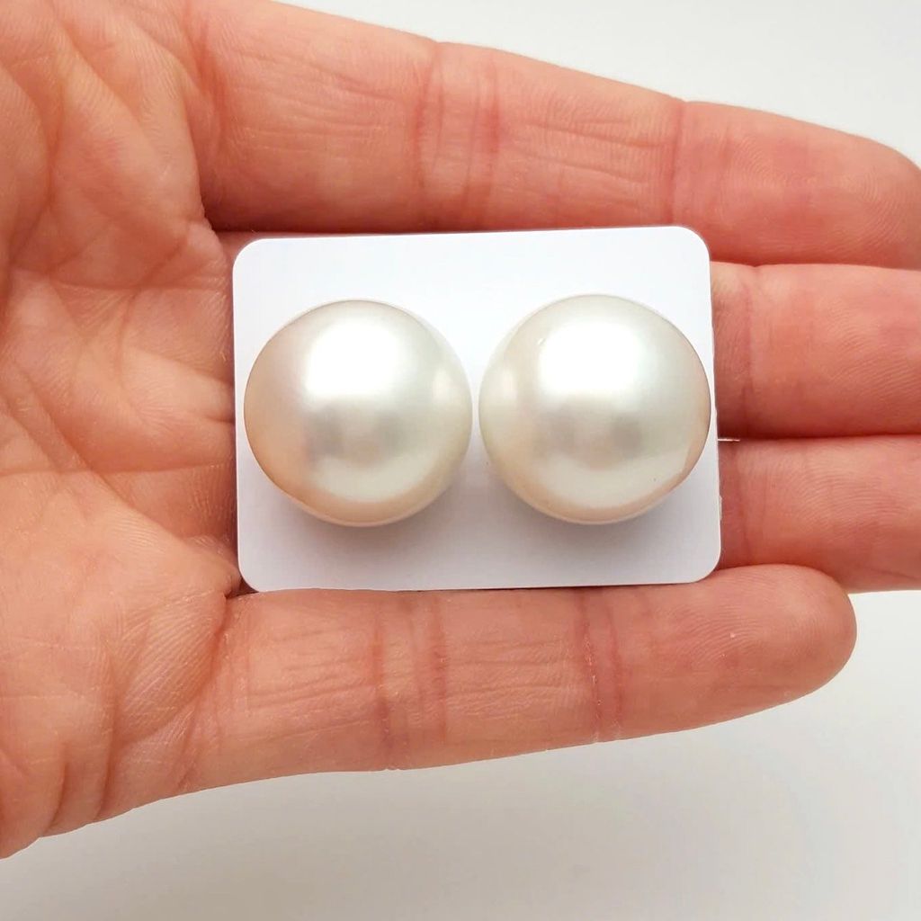 Hạt Ngọc Trai Trắng Tự Nhiên 14-15mm AAA VIP Cao Cấp MADAME HIEN PEARLS