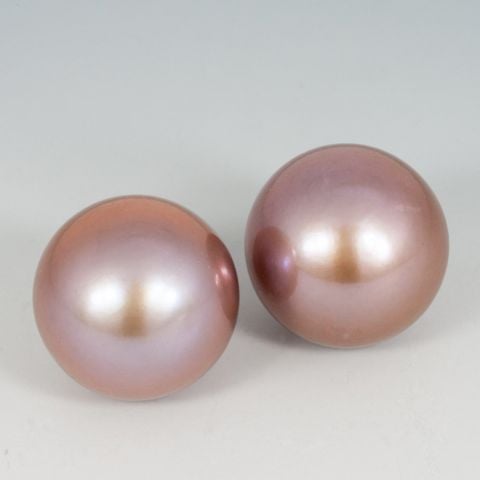 [Kèm Kiểm Định] Hạt Ngọc Trai Hồng Tím Pastel Tự Nhiên 11-12mm AAA VIP Cao Cấp MADAME HIEN PEARLS HT008