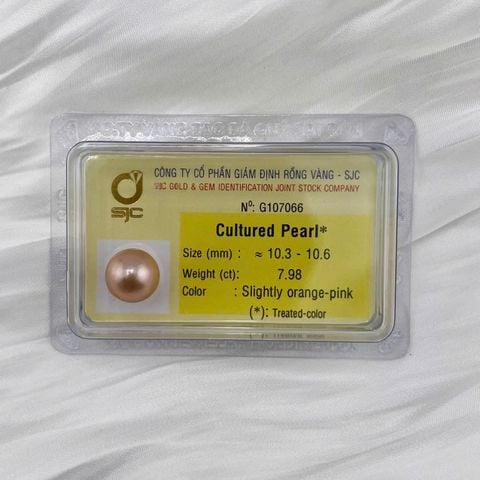 [Kèm Kiểm Định] Hạt Ngọc Trai Hồng Tím Pastel Tự Nhiên 9-10mm AAA MADAME HIEN PEARLS HT012