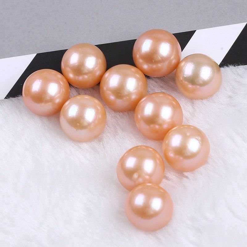 Hạt Ngọc Trai Hồng Pastel Tự Nhiên 10-14mm Đẹp AAA MADAME HIEN PEARLS HT013
