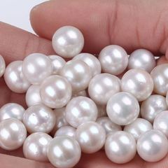 Hạt Ngọc Trai tròn Edison Trắng 10-11mm Làm Phụ Kiện Trang Sức MADAME HIEN PEARLS HT017