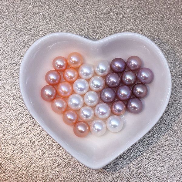 Hạt Ngọc Trai Tròn 7-8mm Làm Phụ Kiện Trang Sức MADAME HIEN PEARLS HT020