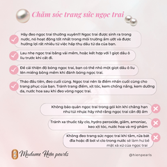 Vòng tay ngọc trai tứ quý hạt xoài VTG001M
