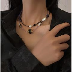 Vòng Cổ Phối Đá Tự Nhiên Phối Ngọc Trai Baroque Phong Cách Niche Dân Tộc Thiểu Số MADAME HIEN PEARLS MB012BC