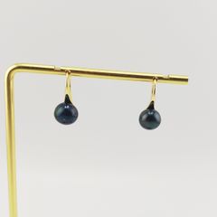 Bông Tai MADAME HIEN PEARL Hạt trai trắng 7-8mm AAA Bạc Ý 925 Dáng gót giày BTN005