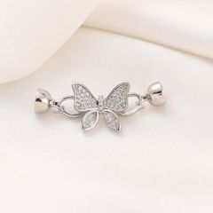 Khoá Cài Mặt Dây Chuyền Hoặc Vòng Tay Kẹp Nối Mặt Bướm Mạ Vàng 14K Xinh Xắn MADAME HIEN PEARLS