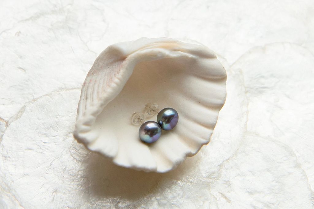 Bông Tai Ngọc Trai Nụ Lông Công 11-12mm Chuôi Bạc Ý s925 Thời Trang MADAME HIEN PEARLS Cho Nữ