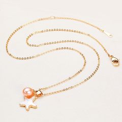 Mặt Dây Chuyền Ngọc Trai Tự Nhiên Phối Cham Ngôi Sao Xà Cừ Dễ Thương MADAME HIEN PEARLS MG028