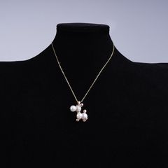Dây Chuyền Mặt Ngọc Trai Baroque Dáng Chú Chó Puppy Đáng Yêu MADAME HIEN PEARLS MB039