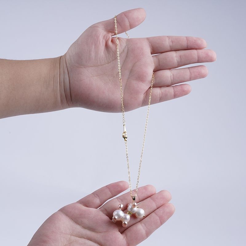 Dây Chuyền Mặt Ngọc Trai Baroque Dáng Chú Chó Puppy Đáng Yêu MADAME HIEN PEARLS MB039