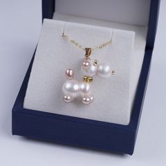 Dây Chuyền Mặt Ngọc Trai Baroque Dáng Chú Chó Puppy Đáng Yêu MADAME HIEN PEARLS MB039