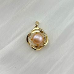 Mặt Dây Chuyền Ngọc Trai Nước Ngọt Tự Nhiên Bird 's Nest MADAME HIEN PEARLS Cho Nữ MN049