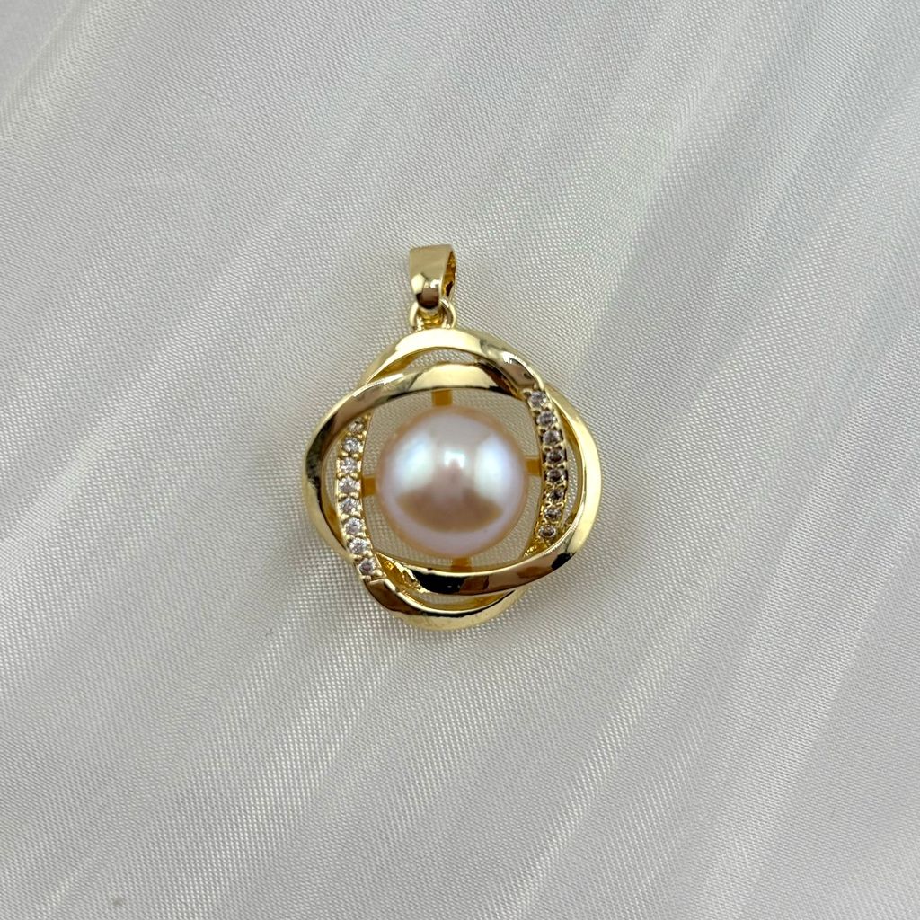 Mặt Dây Chuyền Ngọc Trai Nước Ngọt Tự Nhiên Bird 's Nest MADAME HIEN PEARLS Cho Nữ MN049