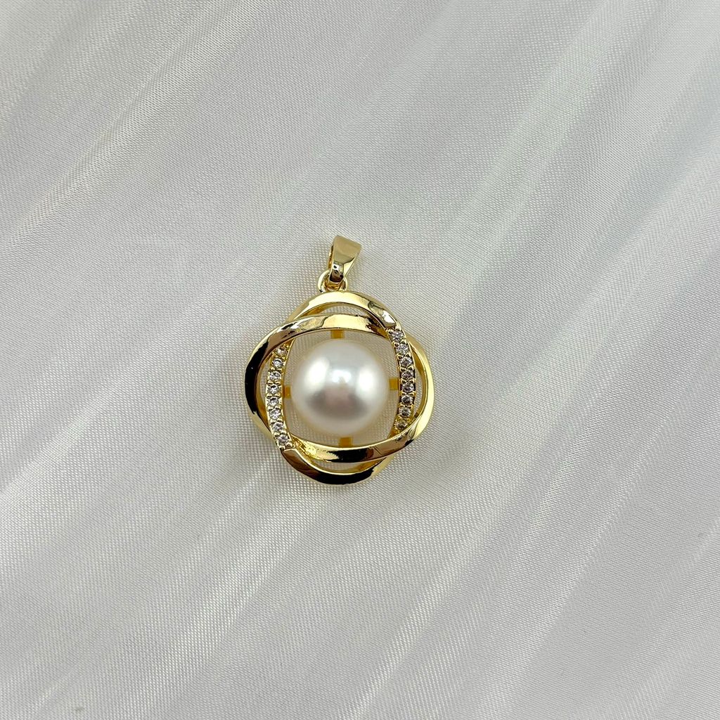 Mặt Dây Chuyền Ngọc Trai Nước Ngọt Tự Nhiên Bird 's Nest MADAME HIEN PEARLS Cho Nữ MN049