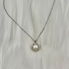 Mặt Dây Chuyền Vòng Cổ Mặt Trái Tim Đính Ngọc Trai Tự Nhiên MADAME HIEN PEARLS MN053