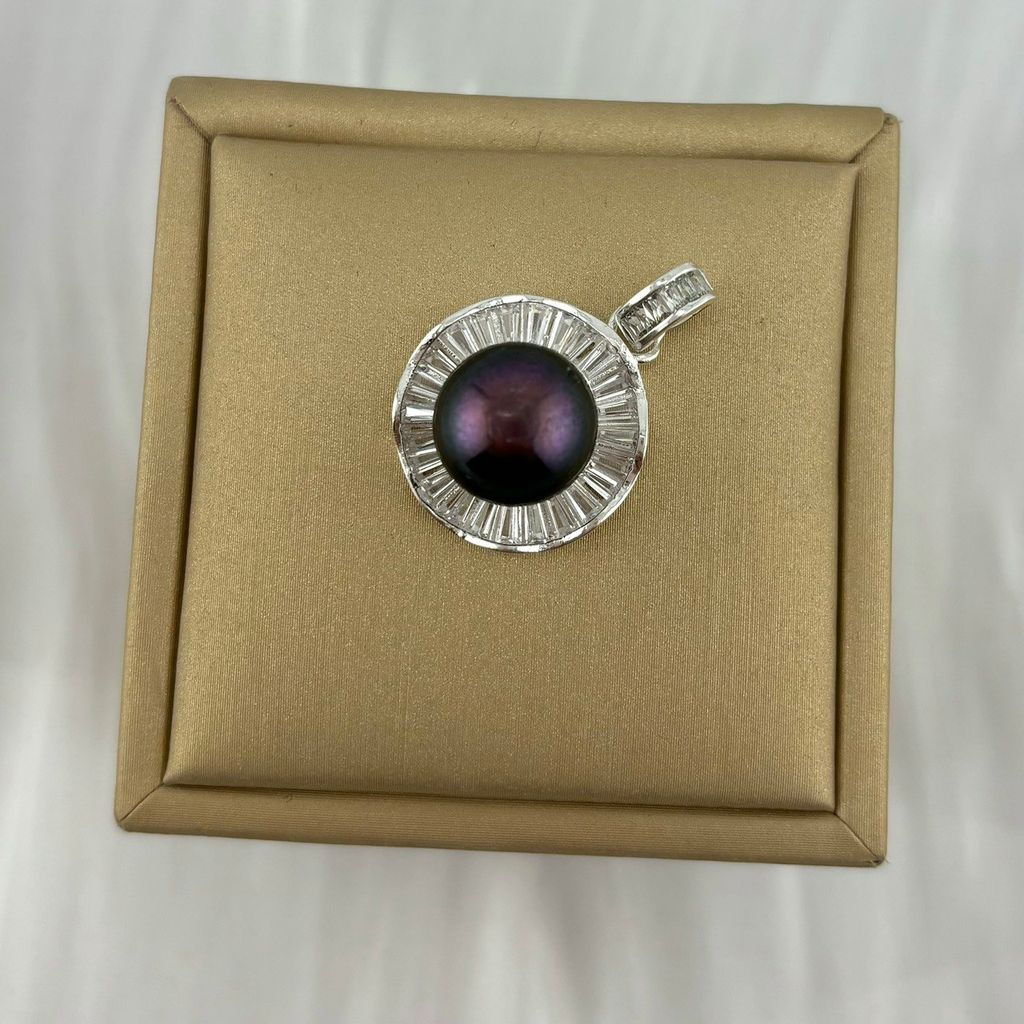 Mặt Dây Chuyền Vòng Cổ Viền Pha Lê Sang Trọng MADAME HIEN PEARLS Cho Nữ MN056