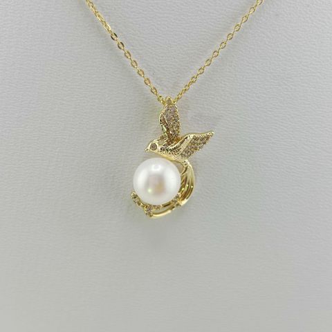 Vòng Cổ Mặt Dây Chuyền Ngọc Trai Tự Nhiên Phượng Hoàng Ôm Châu May Mắn Thời Trang Nữ MADAME HIEN PEARLS