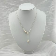 Vòng Cổ Choker Bạc s925 Đính Ngọc Trai Dáng Chữ Y Thanh Tú MADAME HIEN PEARLS Cho Nữ MT030
