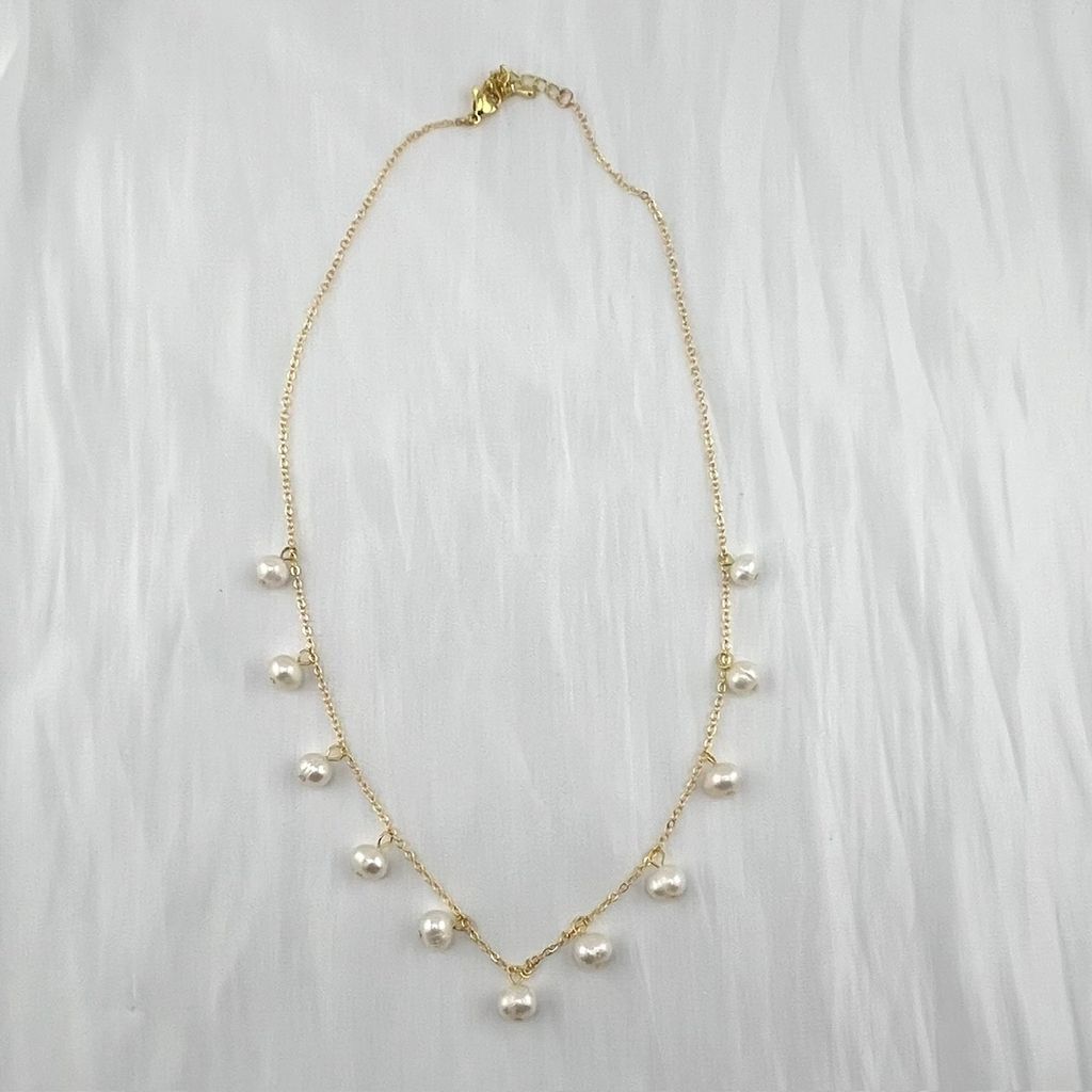 Dây Chuyền Điểm Hạt Ngọc Trai Tự Nhiên Bầu Trời Đầy Sao MADAME HIEN PEARLS Cho Nữ MT042