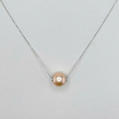 Dây Chuyền Mặt Hạt Trai 10-11mm Xuyên Tâm Tối Giản Minimalist MADAME HIEN PEARLS Cho Nữ MT051