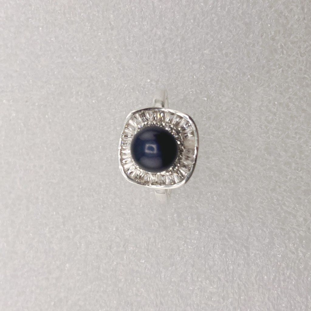 Nhẫn Bạc Ý s925 Đính Ngọc Trai Tự Nhiên 7-8mm Mặt Vuông Đính Đá Zircon BYNN002
