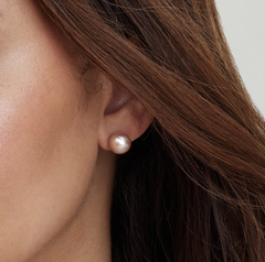 Bông tai Nụ Ngọc Trai Chuôi Titan Madame Hien Pearls Thời trang tối giản BTN0ID056