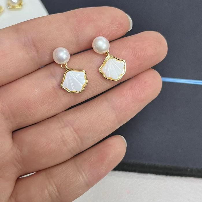 SET BIỂN _ Bộ Nữ Trang MADAME HIEN PEARL Đính Hạt trai Tự Nhiên Nước Ngọt Sang Trọng Đẳng Cấp