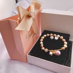 SET MÈO _ Bộ Nữ Trang MADAME HIEN PEARL Đính Hạt trai Tự Nhiên Nước Ngọt Sang Trọng Đẳng Cấp SPS003