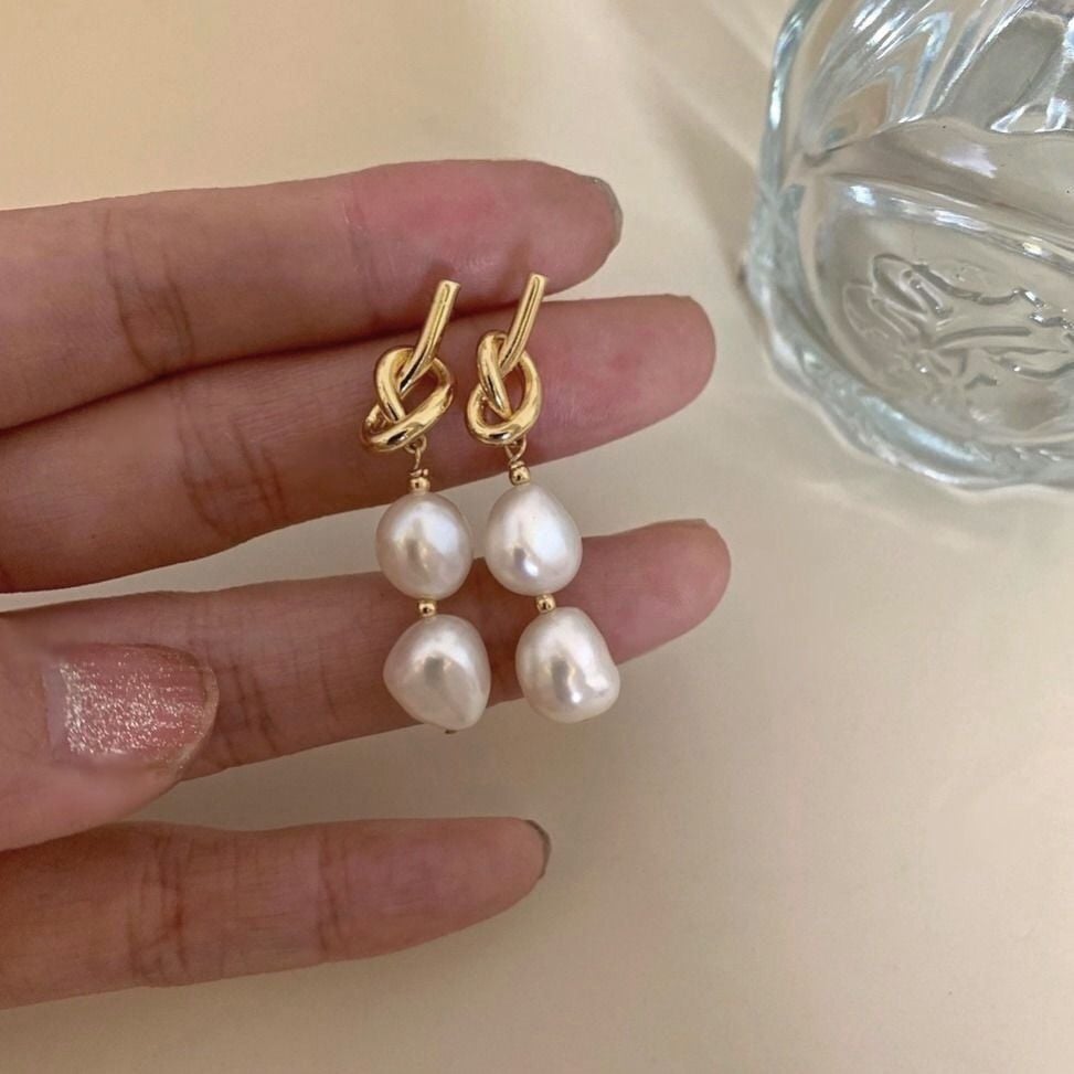 SET XU_ Bộ Nữ Trang MADAME HIEN PEARL Đính Hạt trai Tự Nhiên Nước Ngọt Cổ Điển, Thời Thượng