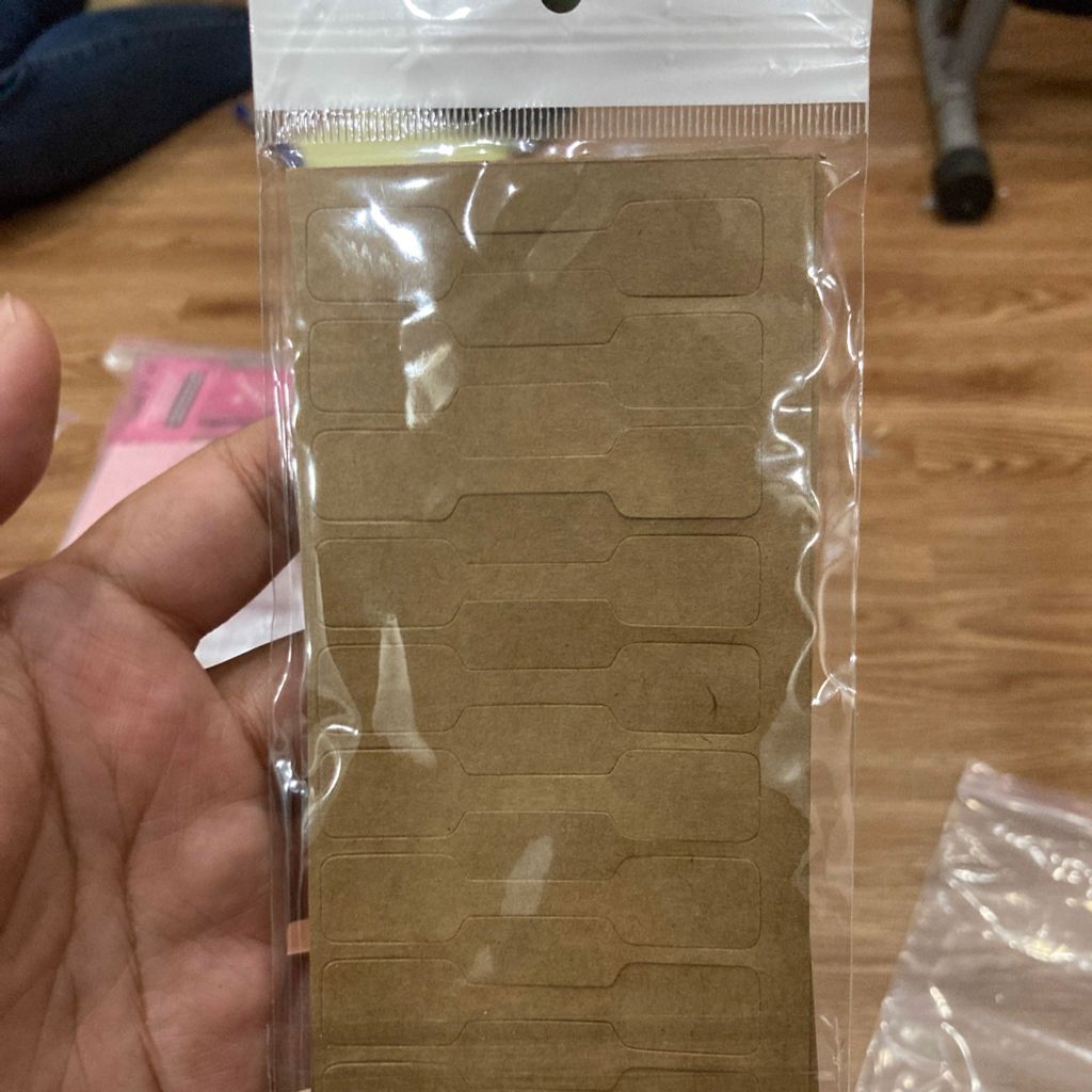 Nhãn Dán Sticker 11x22mm Thẻ Giá Dùng Trưng Bày Trang Sức PKG012