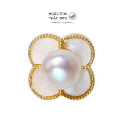 Nhẫn Ngọc Trai Nước Ngọt Tự Nhiên 4 Cánh MADAME HIEN PEARLS Thời Trang Giá Sỉ NN029