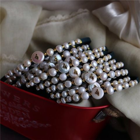 Cài Tóc Kết Ngọc Trai Tự Nhiên Điểm Nhấn Hạt Ngọc Trai Baroque MADAME HIEN PEARLS Quà tặng Mẹ