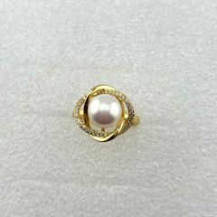 Nhẫn Ngọc Trai Tự Nhiên Bird Nest Micro Zircon MADAME HIEN PEARLS Cho Nữ NN092