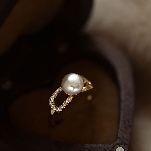 Nhẫn Ngọc Trai Tự Nhiên Kiểu Dáng Đơn Giản MADAME HIEN PEARLS Cho Nữ NN130